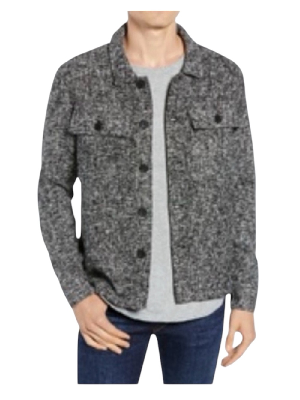 Tunellus men’s L woven over shirt jacket